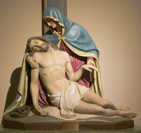 Jesus with Mary at the Foot of the Cross