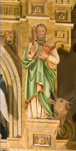 St. Luke with and Ox