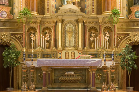 Tabernacle, Altar Table & Lower Altar
