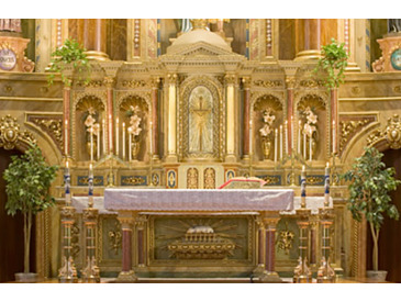 Tabernacle, Altar Table and Lower Alter